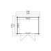  Outdoor Life Products | Tuinhuis Indi 230 x 175 | Geïmpregneerd | Olijfgroen 210303-01